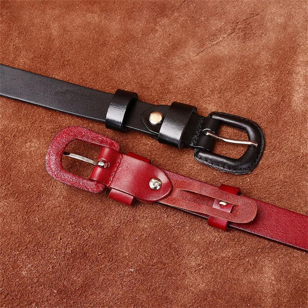 Women's Vintage Cowhide Pin Buckle Belt Simple All-Match Belt