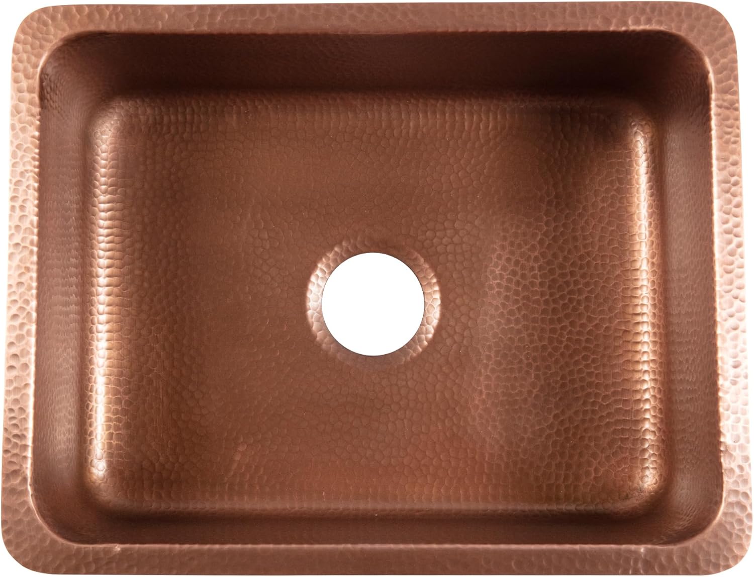 Sinkology Orwell Copper 23" Single Bowl Undermount Kitchen Sink Kit with Bottom Grid and Drains