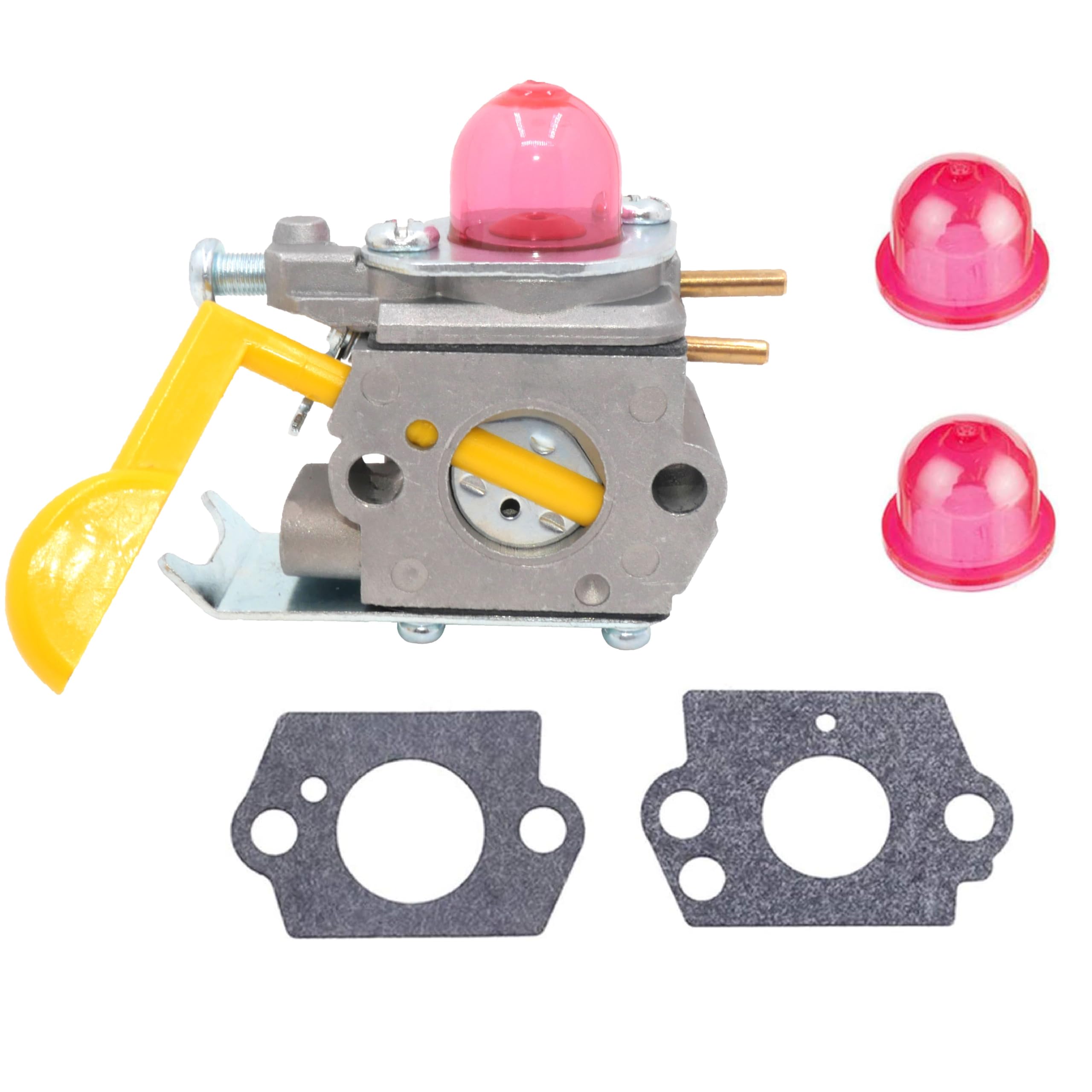 Hippotech New Carburetor Fits Poulan Craftman Weed Eater Featherlite FL20 FL20C SST25 FL23 FL26 FX26S FX26SC MX550 MX557 P1500 P2500 P3500 SST25C Trimmer