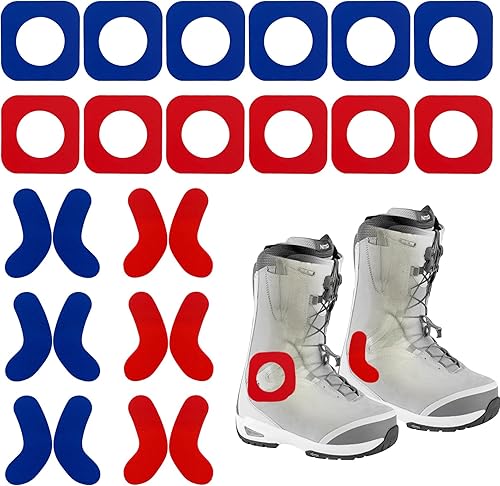 Vecacosic Almohadillas autoadhesivas para botas en J y almohadillas de espuma para botas de esquí, almohadillas de tobillo para botas de esquí,