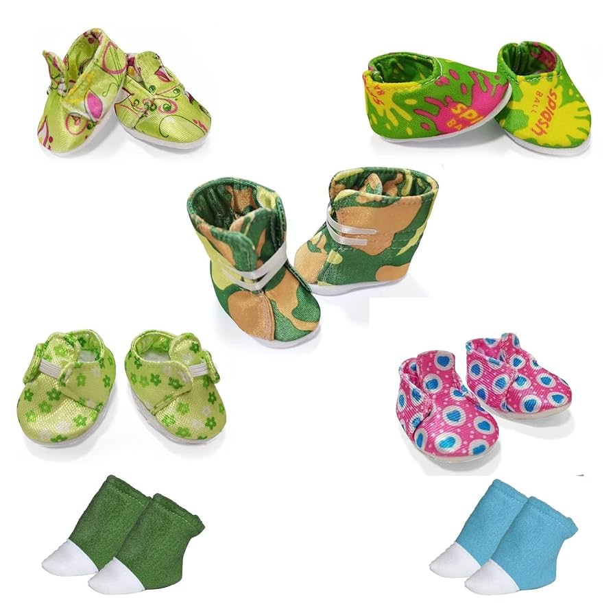 Amazon.com: Xunwa Baby Doll Shoes and Socks Accessories for