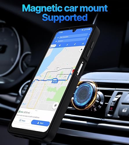 Miniatura 5 de XYZ Para Samsung Galaxy A14 5G Caso, Doble Anillo Stand Caso Transparente, Delgado Ligero A Prueba De Golpes Funda Protectora Para Samsung A14 -