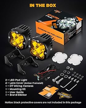 Pod Amazon.com: Auxbeam XP-Ultra Series Hyperspot LED Pods, 3