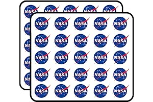 NASA 1" Stickers for Out-of-this-World Crafts and Decoration