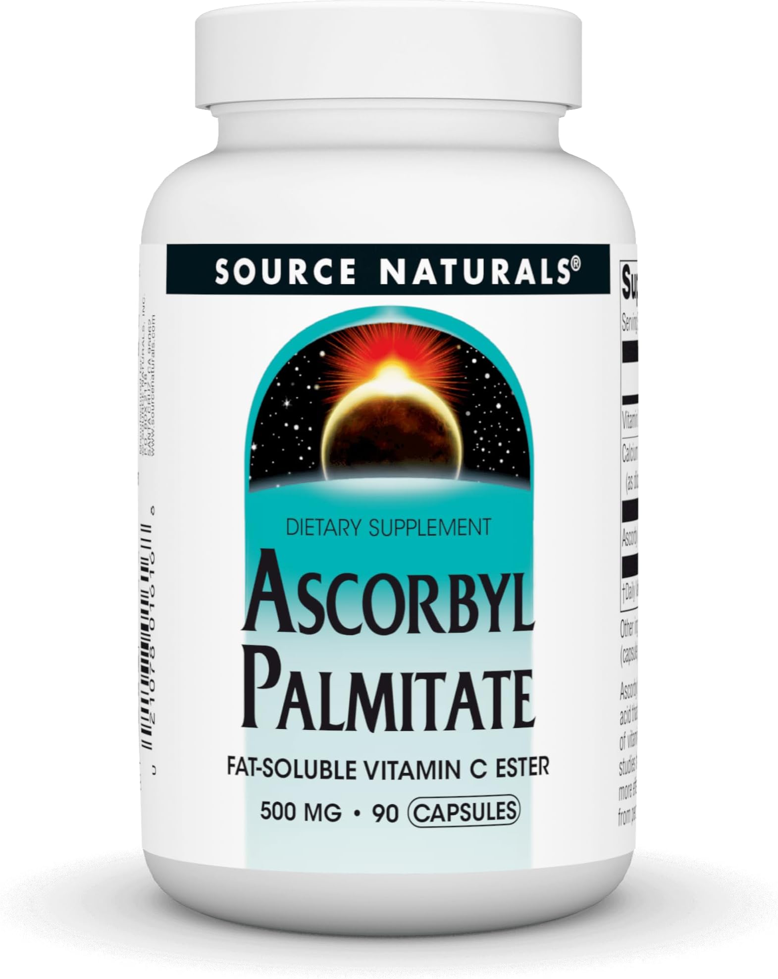 Ascorbyl Palmitate 500mg, 90 Capsules