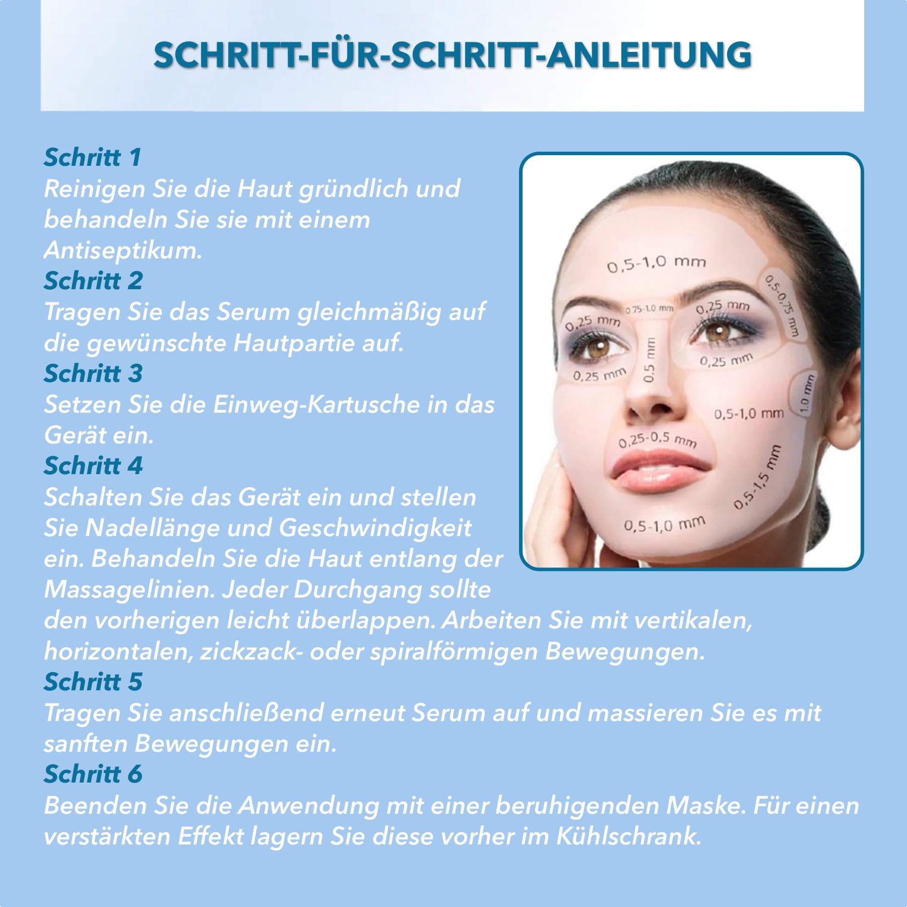 P-Beauty - 30 testine di ricambio per dispositivo NANO in silicone Microneedling A8S M8S A9 A11 Dermapen – Cartucce usa e getta ultra morbide per zone sensibili come labbra, occhi o collo – aghi di
