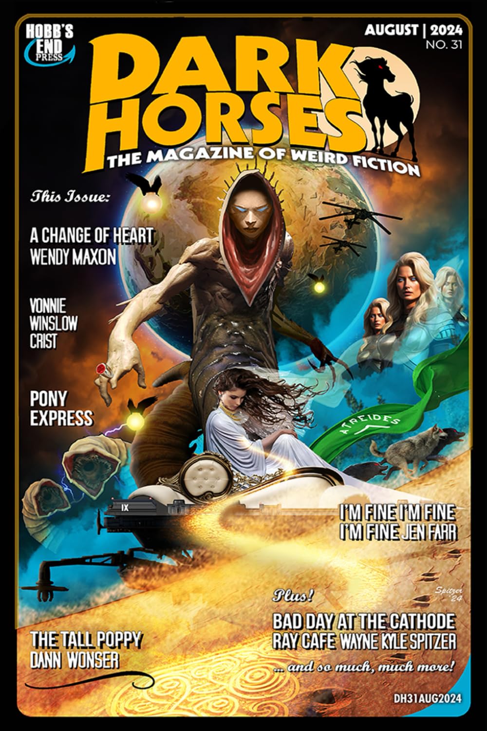 Cover of Dark Horses: The Magazine of Weird Fiction, August 2024