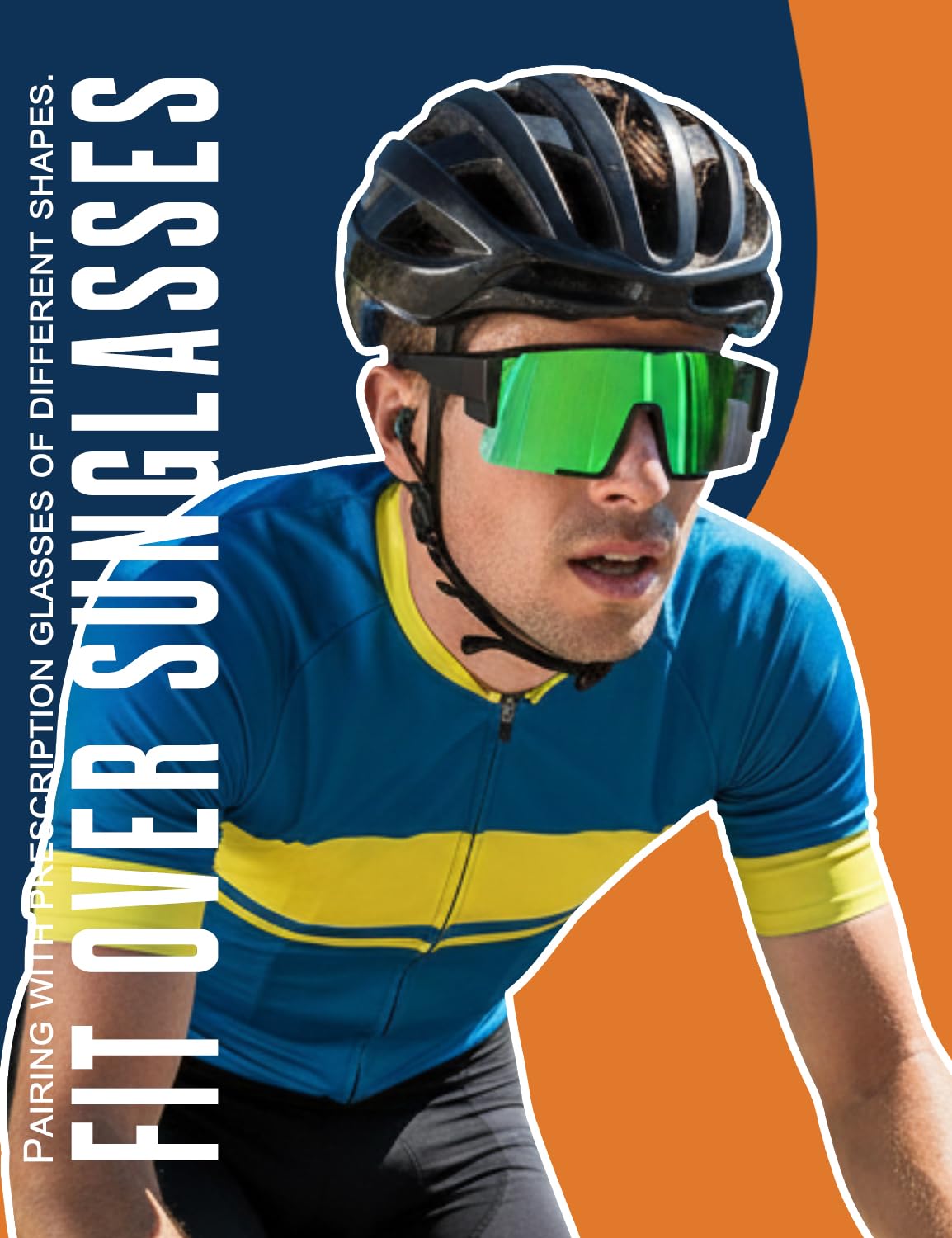 OULAIQI Lentes de sol polarizados para hombres y mujeres, UV400, envolventes para conducir, ciclismo, pesca
