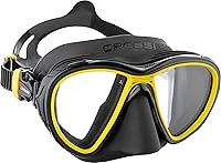 Vista 12 de Cressi Adult Dive Mask with Advanced Fog System and Improved Downward Visibility - Quantum: Made in Italy