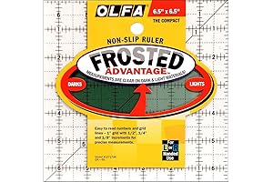 6.5" Frosted Ruler The Compact OLFA Ruler