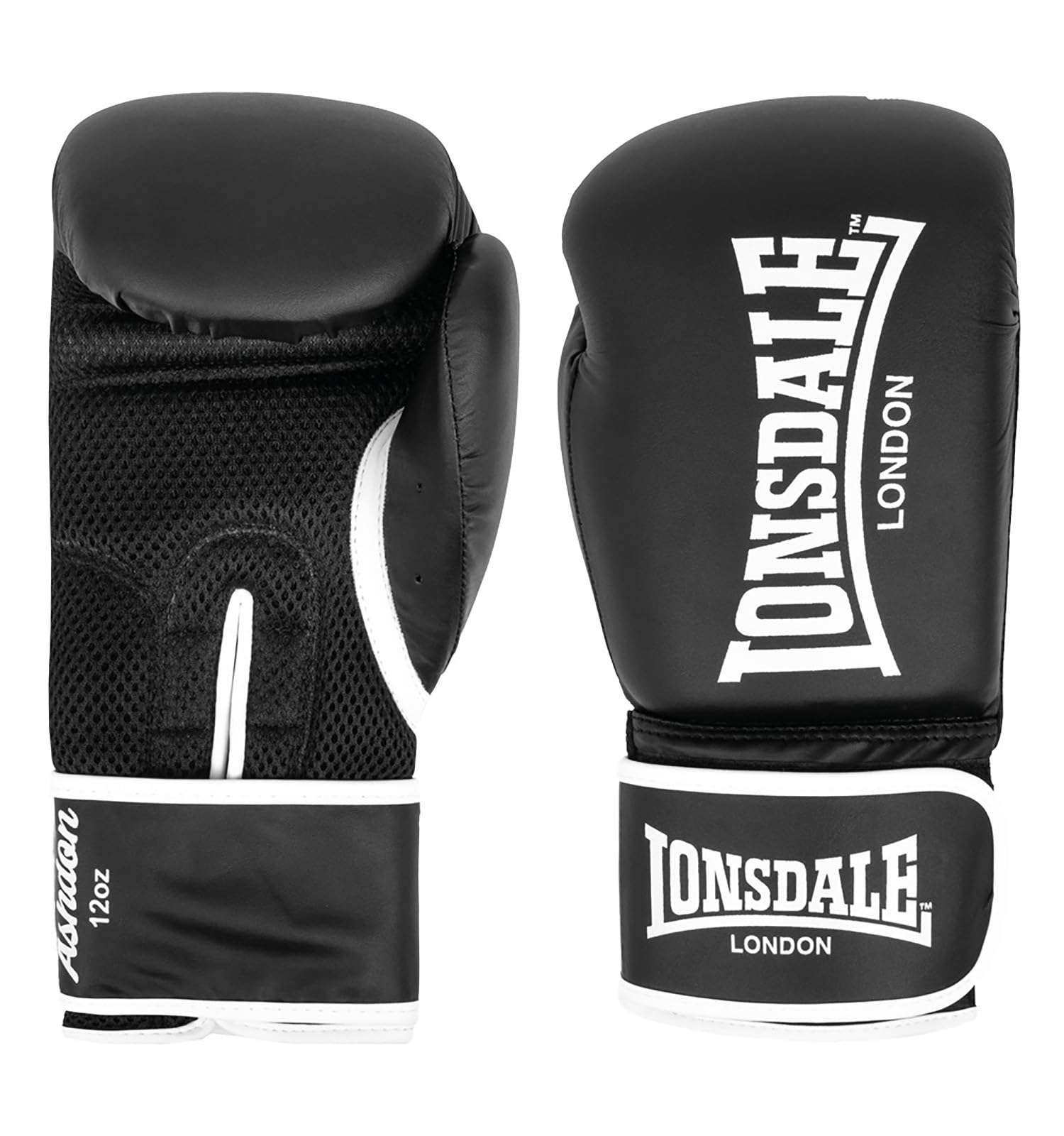 Lonsdale Unisex Adult ASHDON Equipment, Black/White, 10 oz