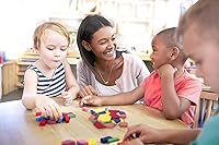 Vista 5 de hand2mind Bloques de patrones de plástico, formas geométricas para niños, juego de patrones, bloques de patrones para niños pequeños, formas