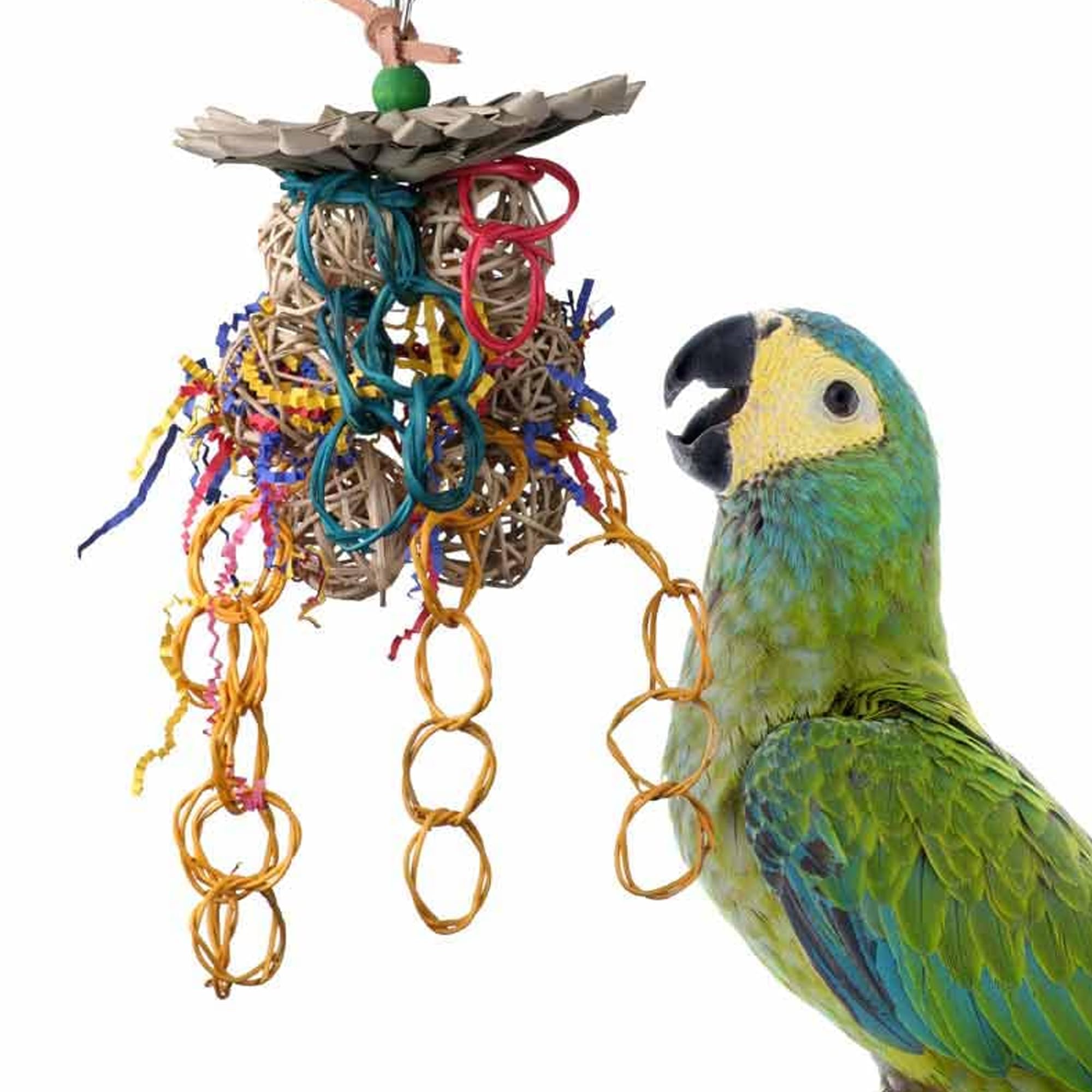 Super Bird Creations SB535 Mexican Hat Dance Bird Toy, Medium Bird Size, 10" x 5.5"