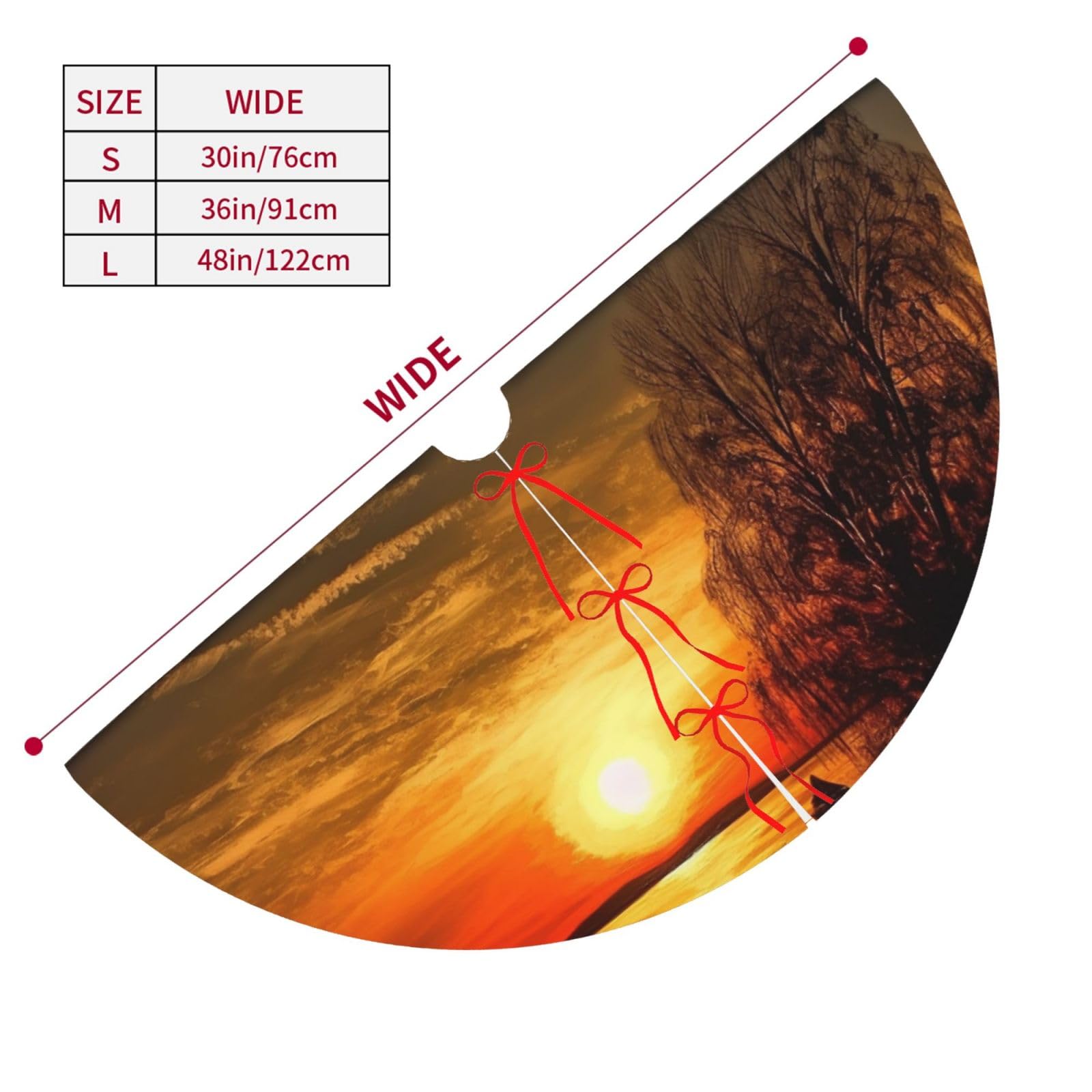 Gonna Per Albero Di Natale In Peluche - 122 Cm, Bianca, Decorazione Pavimento Natalizia - Foto 11