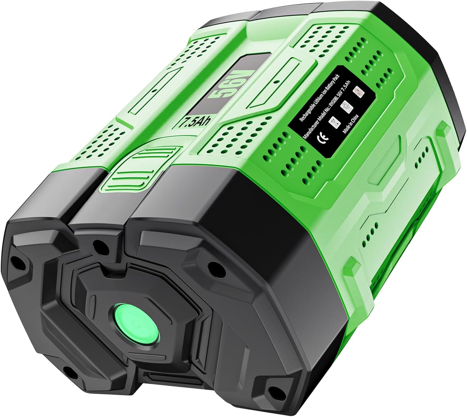Product image of 56V 7.5Ah Replacement Battery Compatible with EGO 56V Battery Compatible with EGO 56 Volt 7500mAh BA2800 BA4200 CS1604 CS1804 CS1403 HT2400 LB6504 LB5804 LB6500 LB4800 Power Tool (Black)