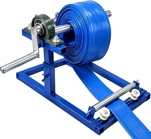 Water Hose Reel,Hand-Operated Lay-Flat Hose Winder