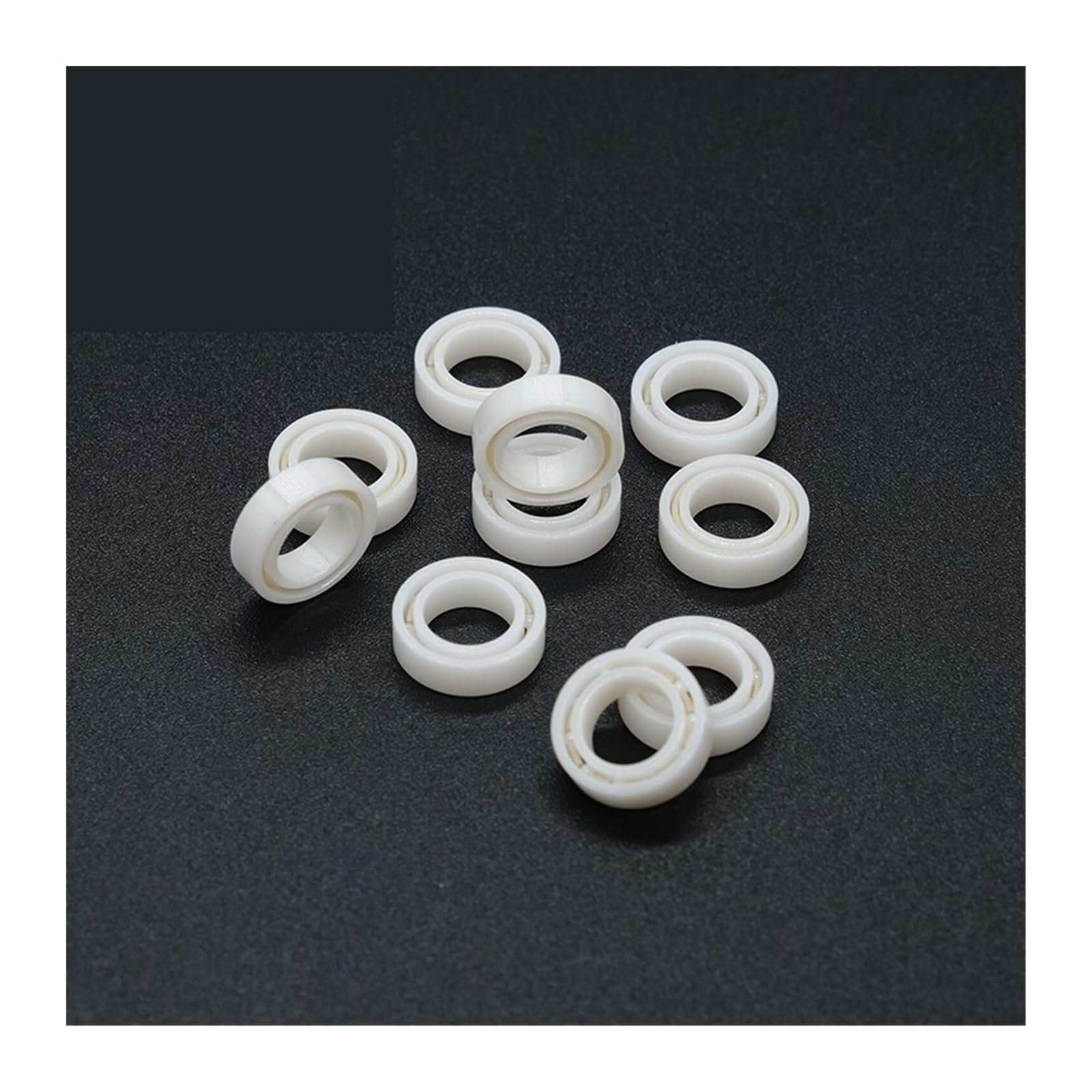 Gqnblvhzupdm One Color Industrial Shaft Bearings, 1Pcs Mr105 5X10x4 Mm Full Ceramic Bearing Abec-9 Zirconia Bearings Mr63 Mr74 Mr84 Mr85 Mr95 Mr104 Mr106 Mr115(5X8x2)