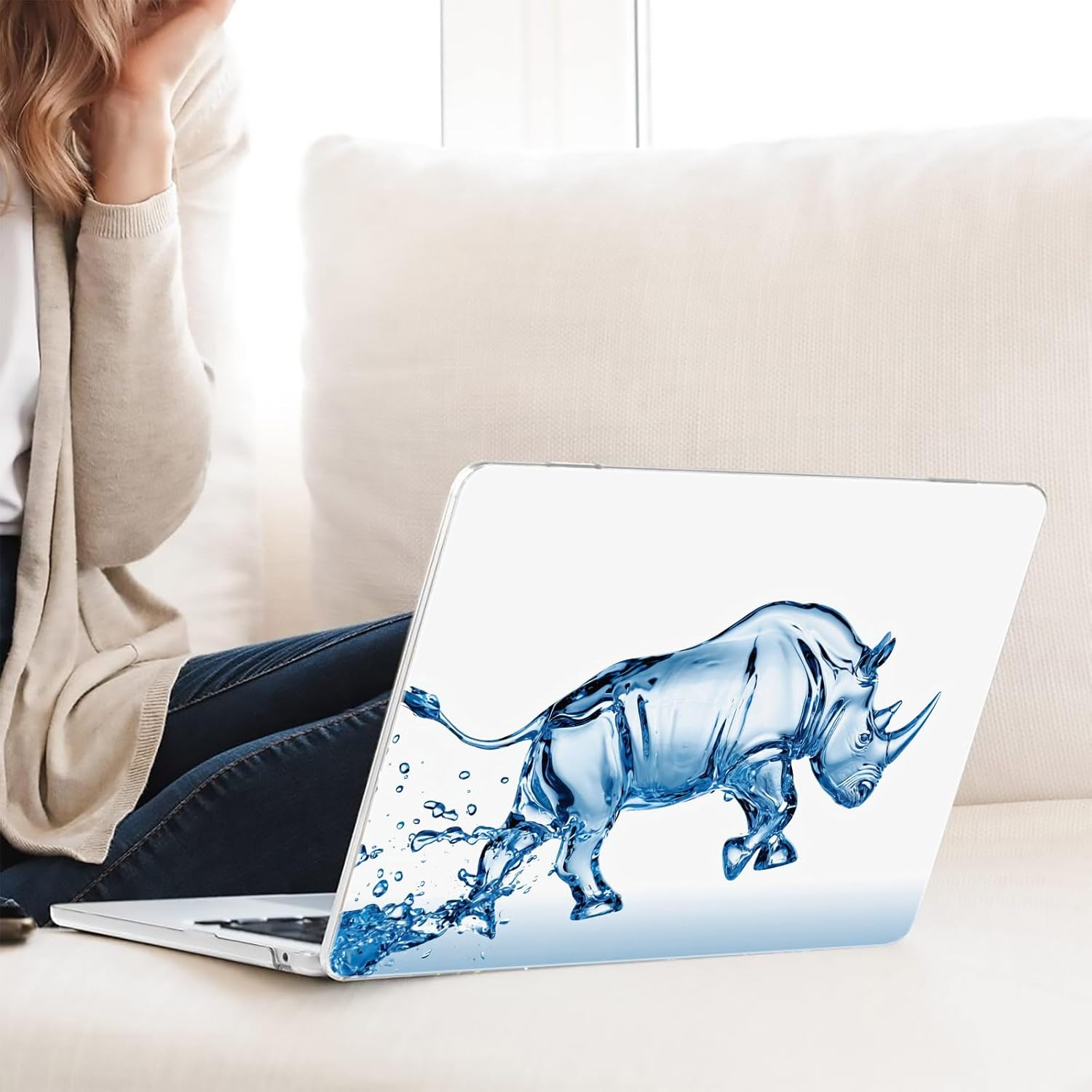 Compatible with MacBook Neo 13-inch, Hard Shell Case with Keyboard Cover and Screen Protector (A3404 A18 Pro chip, 2026 Release) - Rhino MC21183