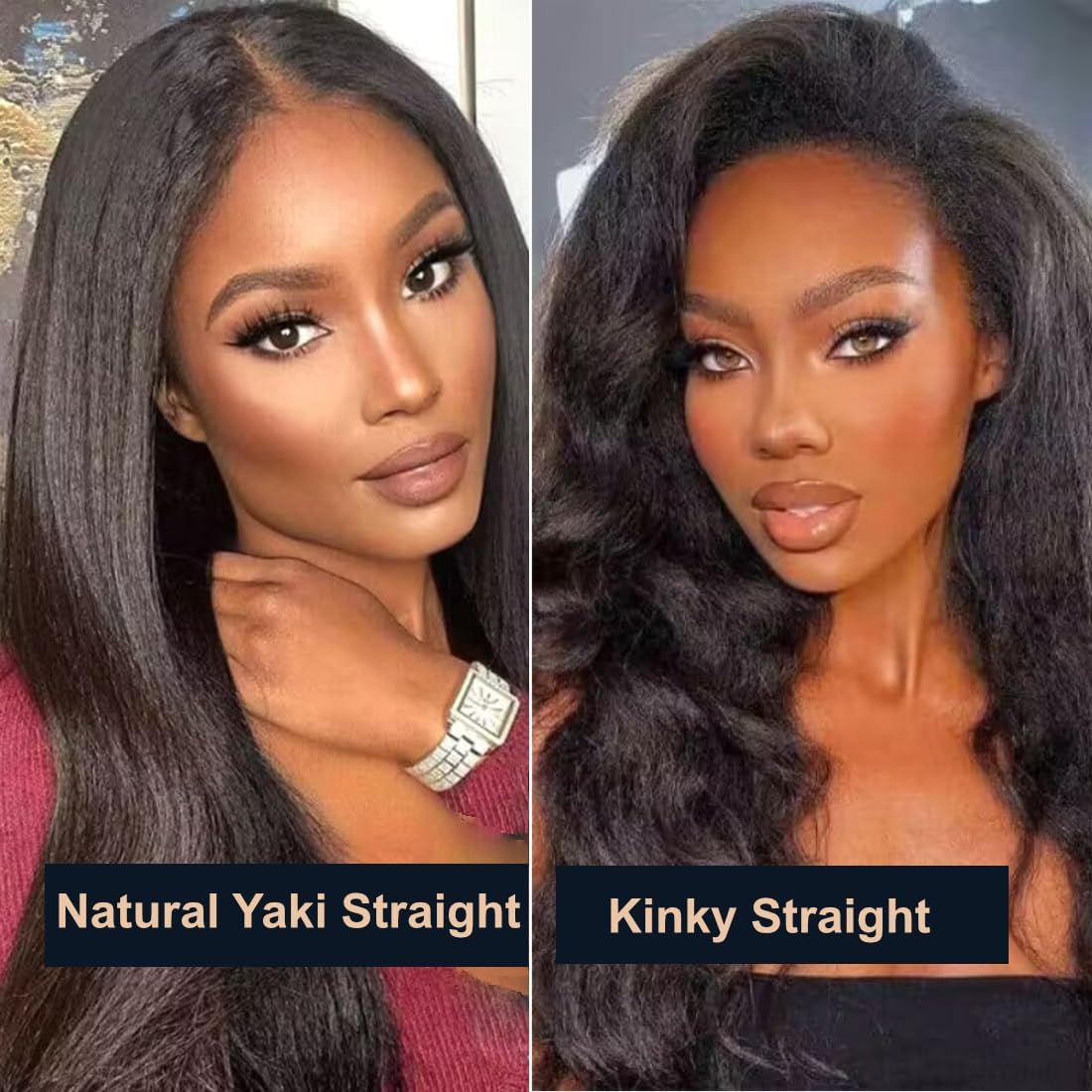 Silk Yaki Straight Human Hair Weave 3 Bundles 12 14 16 Inch Extensions Amazon.com : UNICE 12A Silk Yaki Straight Human Hair Weave 3  main image 3