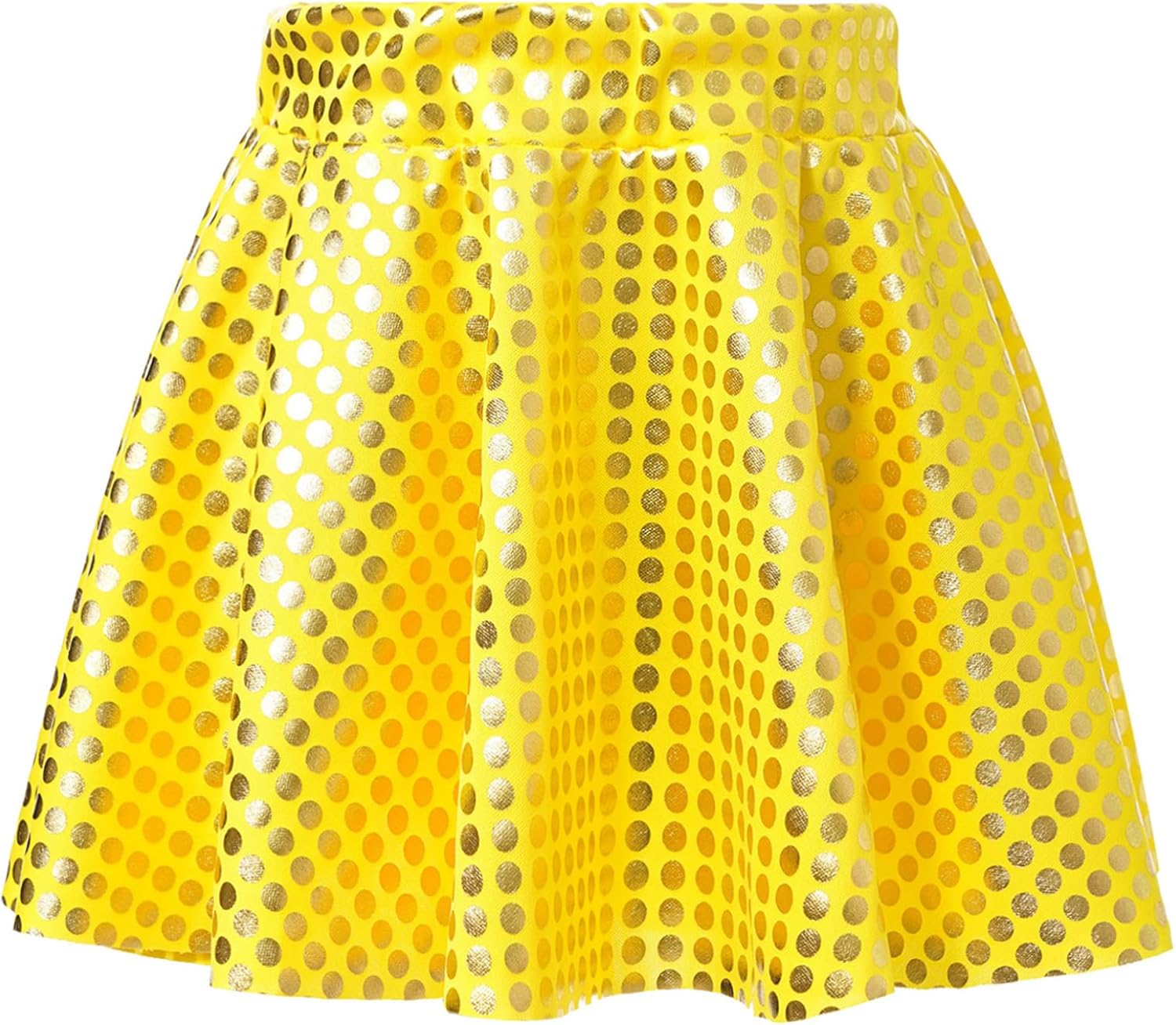 Girls' Sequin Skirt Elastic Waist Sparkle Toddler Tutu Kids Metallic Skirts Party Dance Clothes