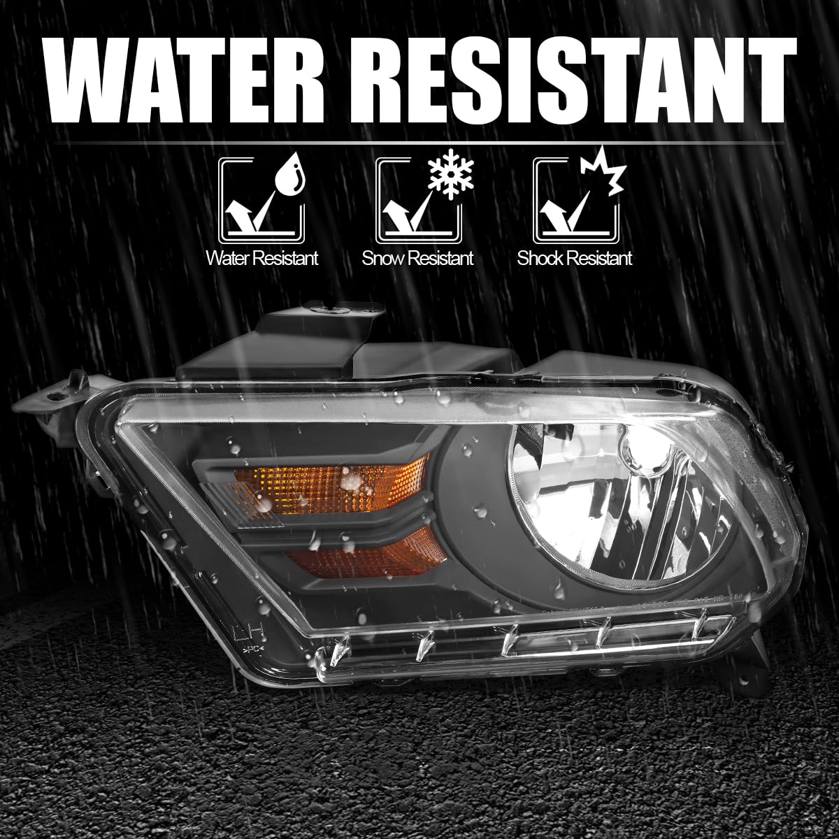 Amazon | Spec-D Tuning ブラック ファクトリースタイル ヘッドライト