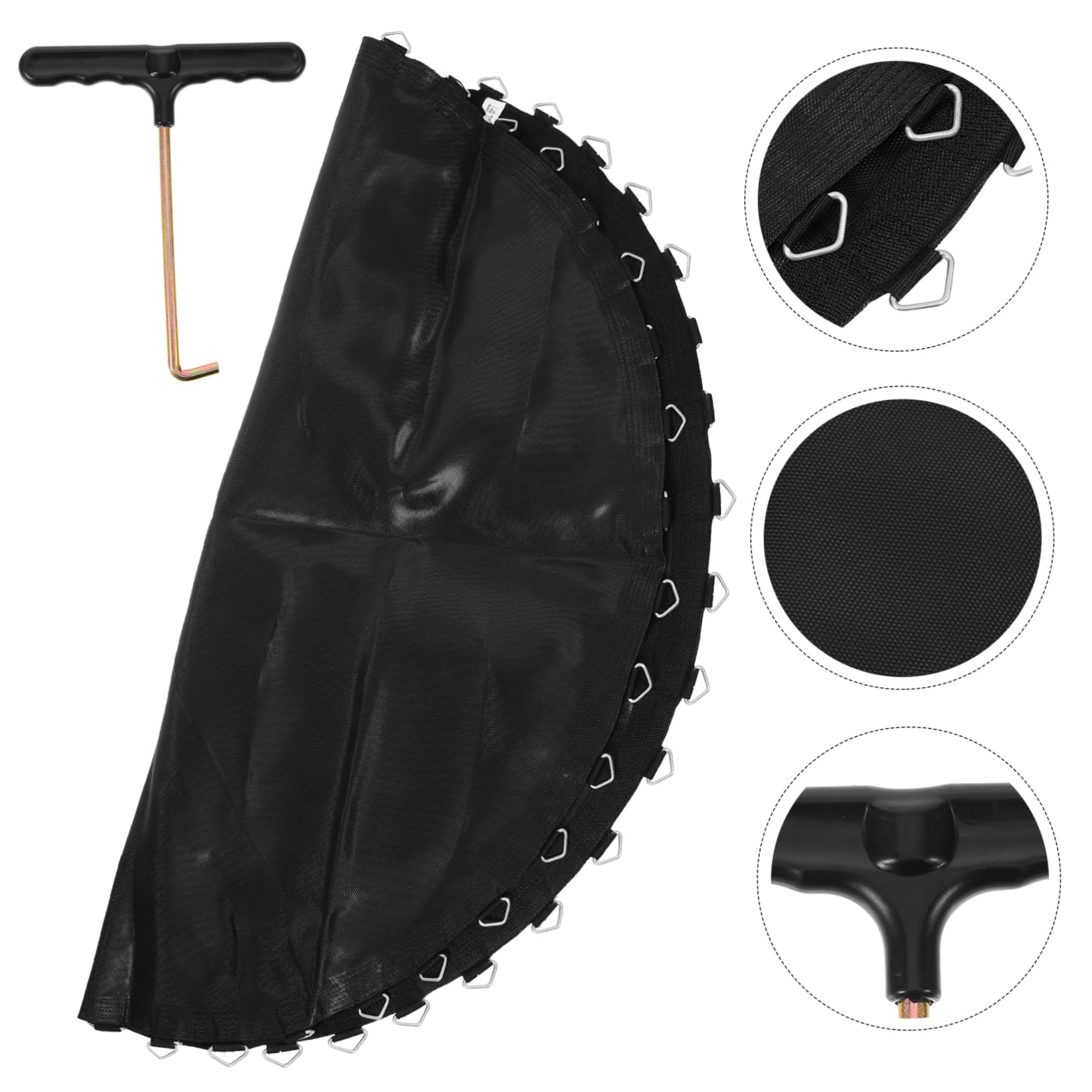 POPETPOP Trampoline Pad Replacement Premium Jumping Mat for Trampoline Elastic Mesh