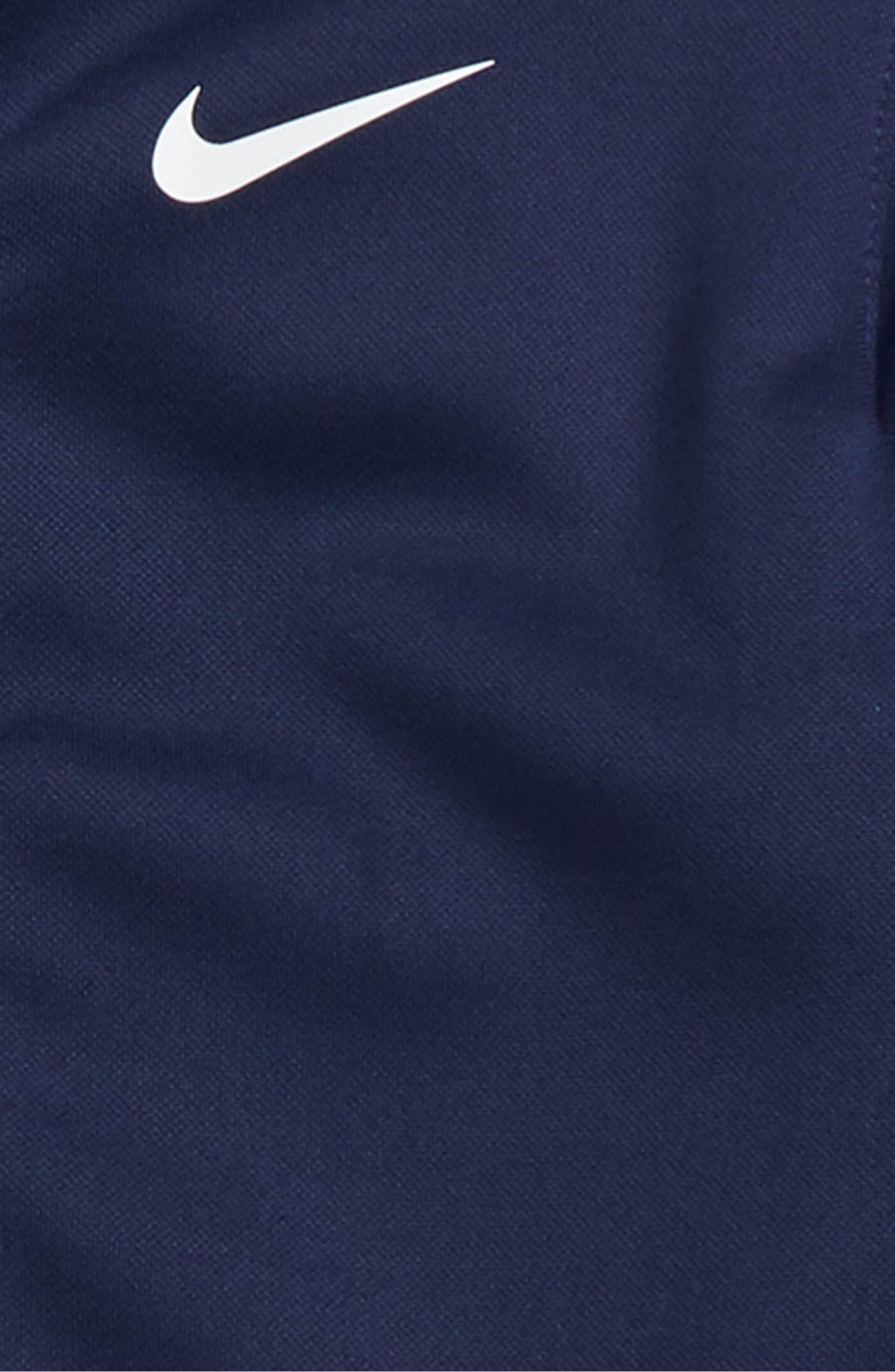 Nike Boy`s Therma Fleece Full Zip Hoodie & Jogger Pants 2 Piece Set (Midnight Navy(66F4360U90)/White, 24 Months)