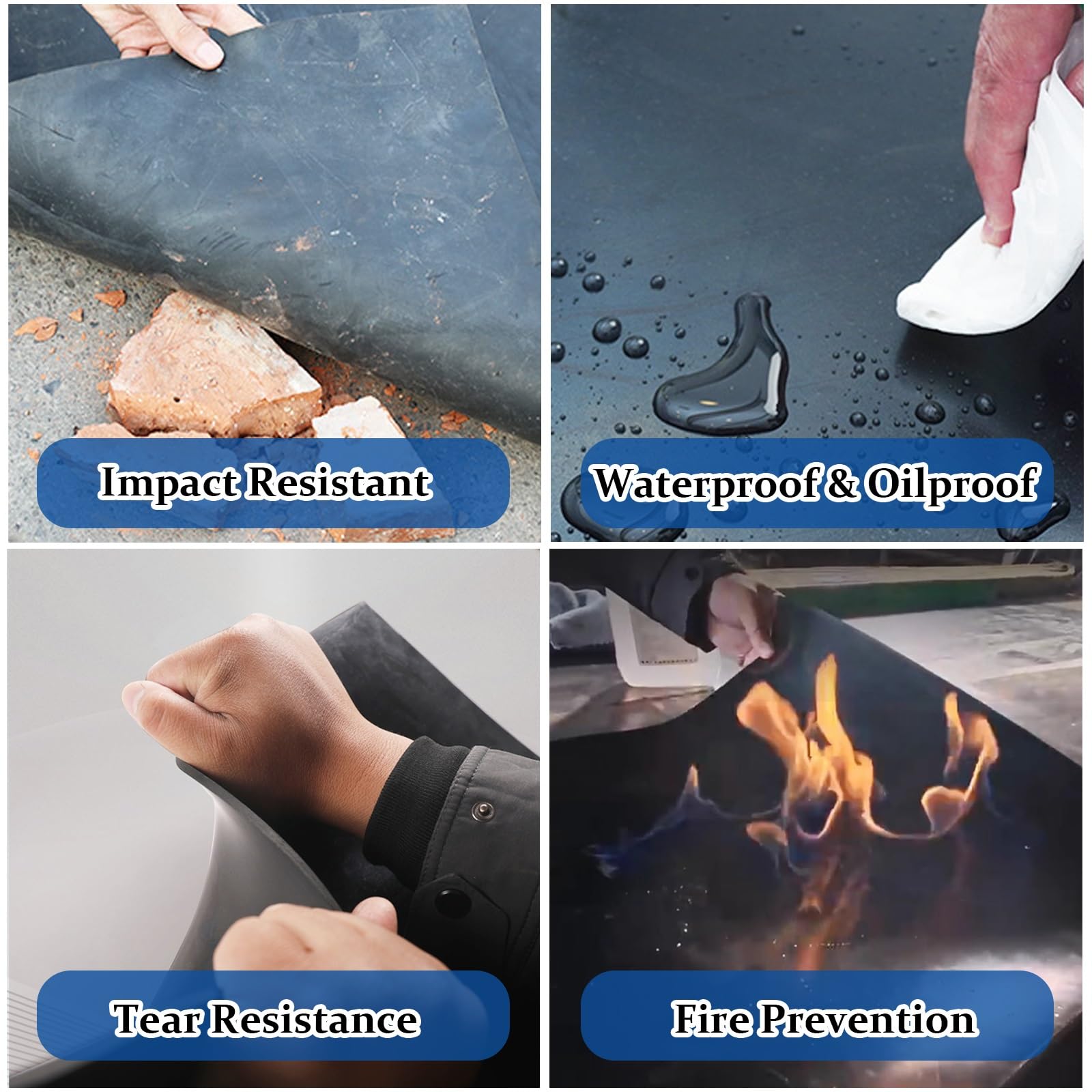 絶縁マット エスコ 1000x1000x10mm 高圧用絶縁ゴムマット(7000V) EA640ZM-23