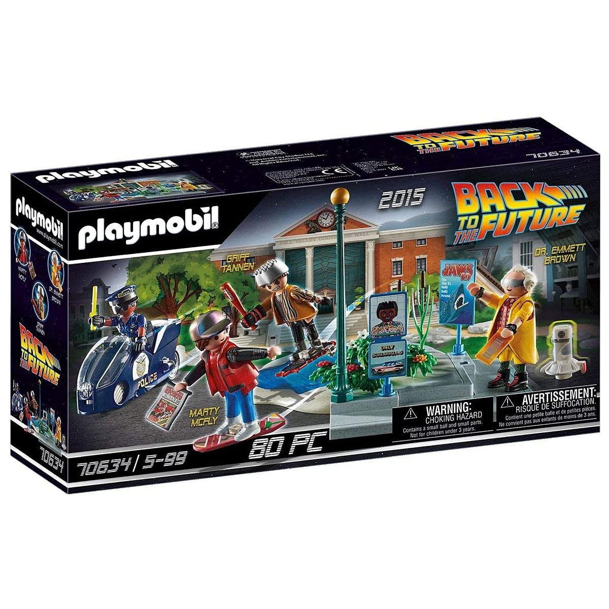 Playmobil 70634 Back to the Future Part 2 Hoverboard Chase with Marty Doc & Biff