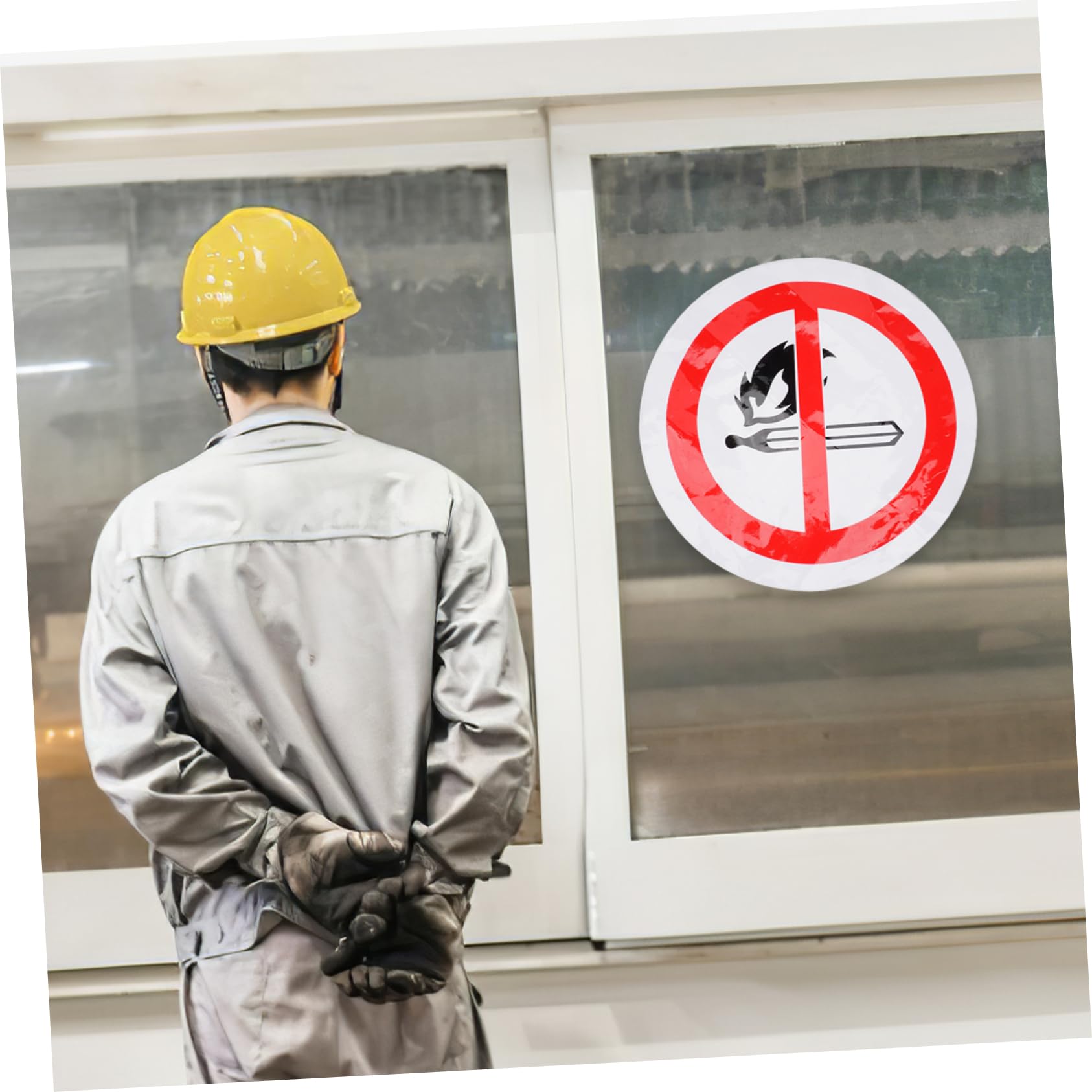 Mobestech 3piezas Pegatina De Advertencia De No Etiqueta De Seguridad Autoadhesiva Para Áreas De Diámetro Para Equipos Peligrosos y Seguridad Industrial