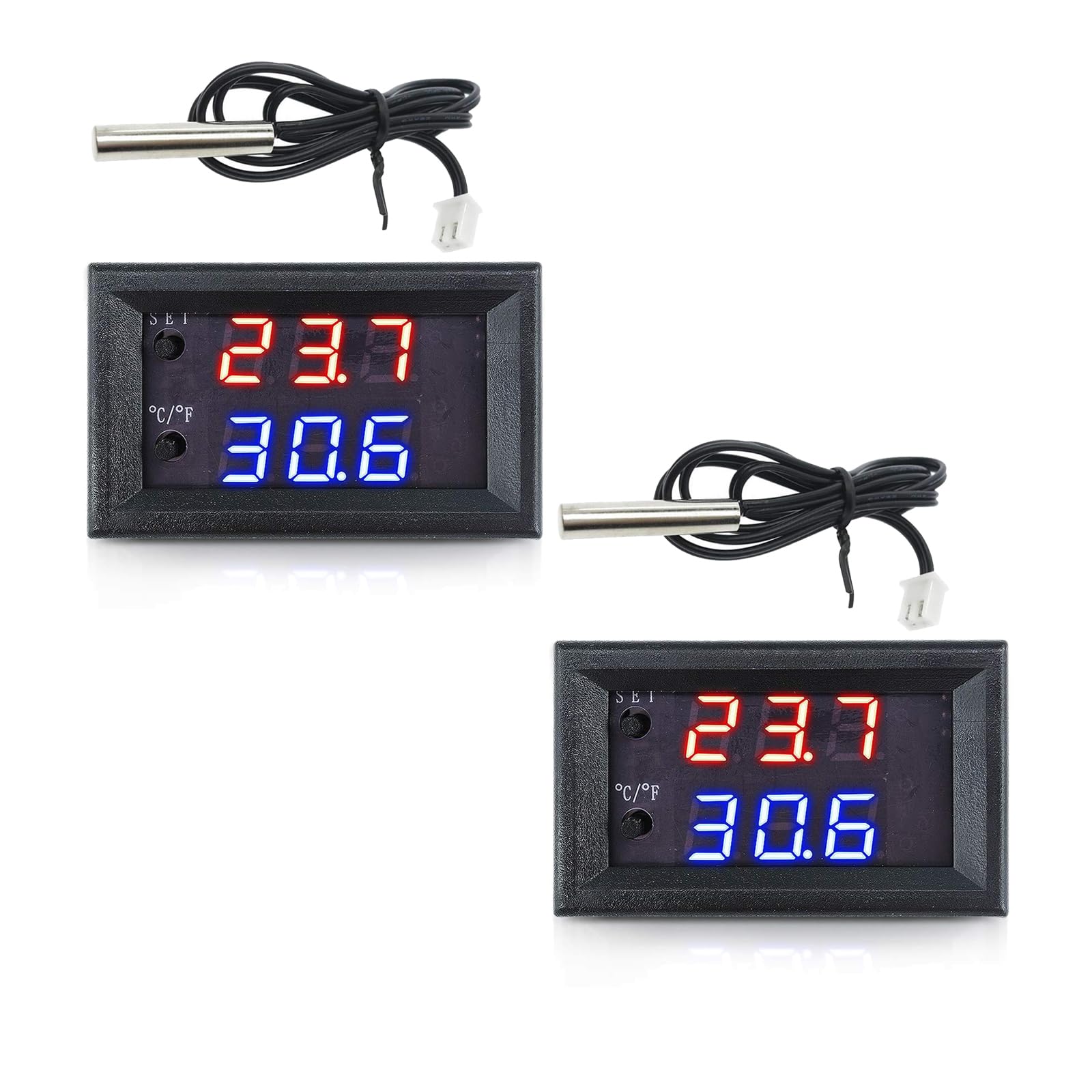 Amazon.co.jp: DiyStudio【2個入り】DC 12V LEDサーモスタット