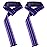 Lifting Wrist Straps for Weightlifting (1 Pair) - Padded Lifting Straps for Deadlifts, Powerlifting, Strength Training & Bodybuilding - Gym Straps for Men & Women (Purple - No Padding)