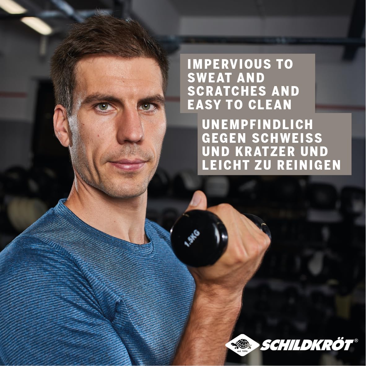 Schildkröt Fitness Set di Manubri in Vinile, in Custodia in Plastica ABS