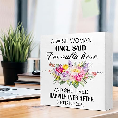 Miniatura 4 de LVQHI Regalos de jubilación para mujeres y hombres, calendario semanal de jubilación, letrero de madera para decoración de fiesta de jubilación,