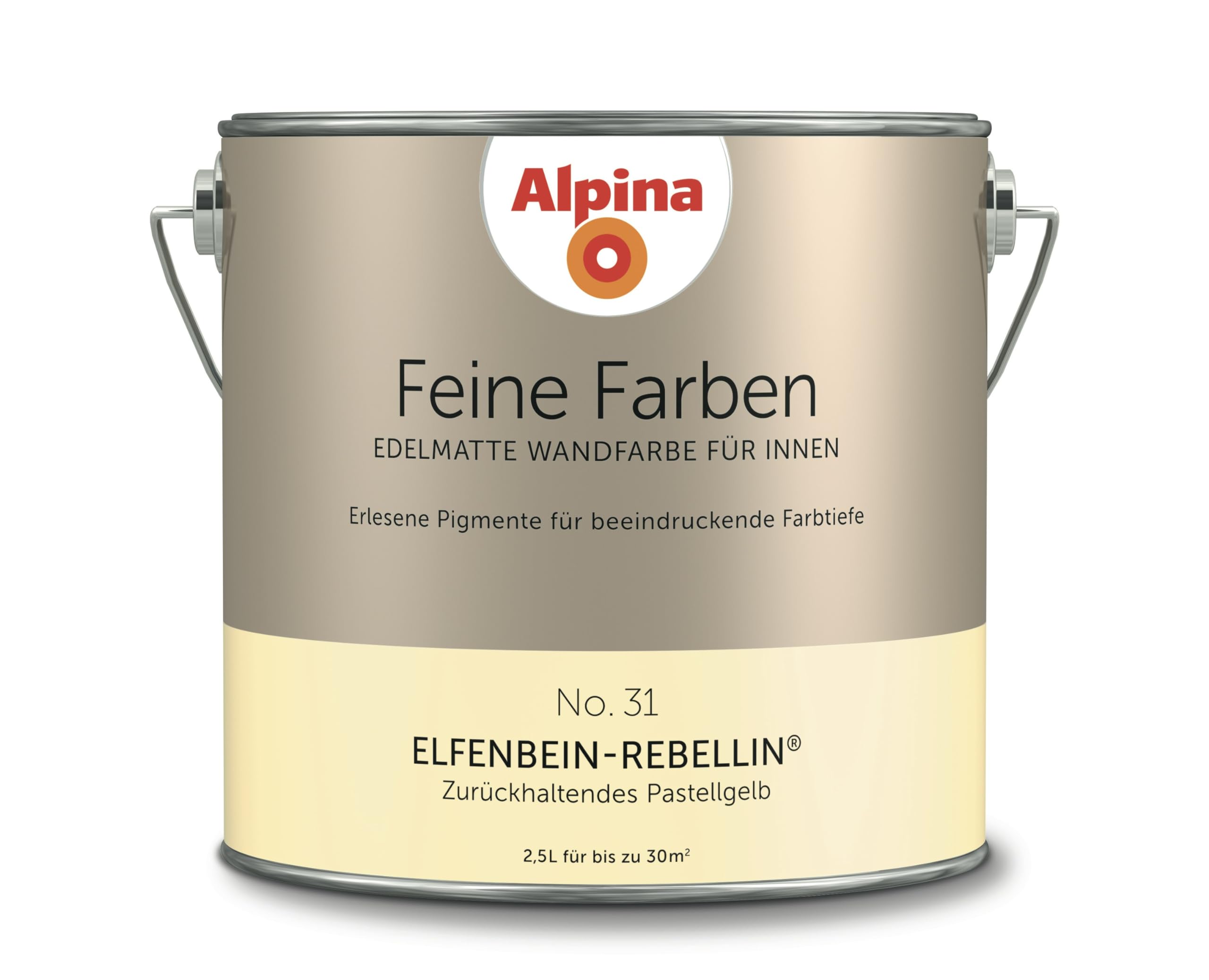 Alpina Feine Farben – No. 31 Elfenbein-Rebellin® – edelmatte Innenfarbe