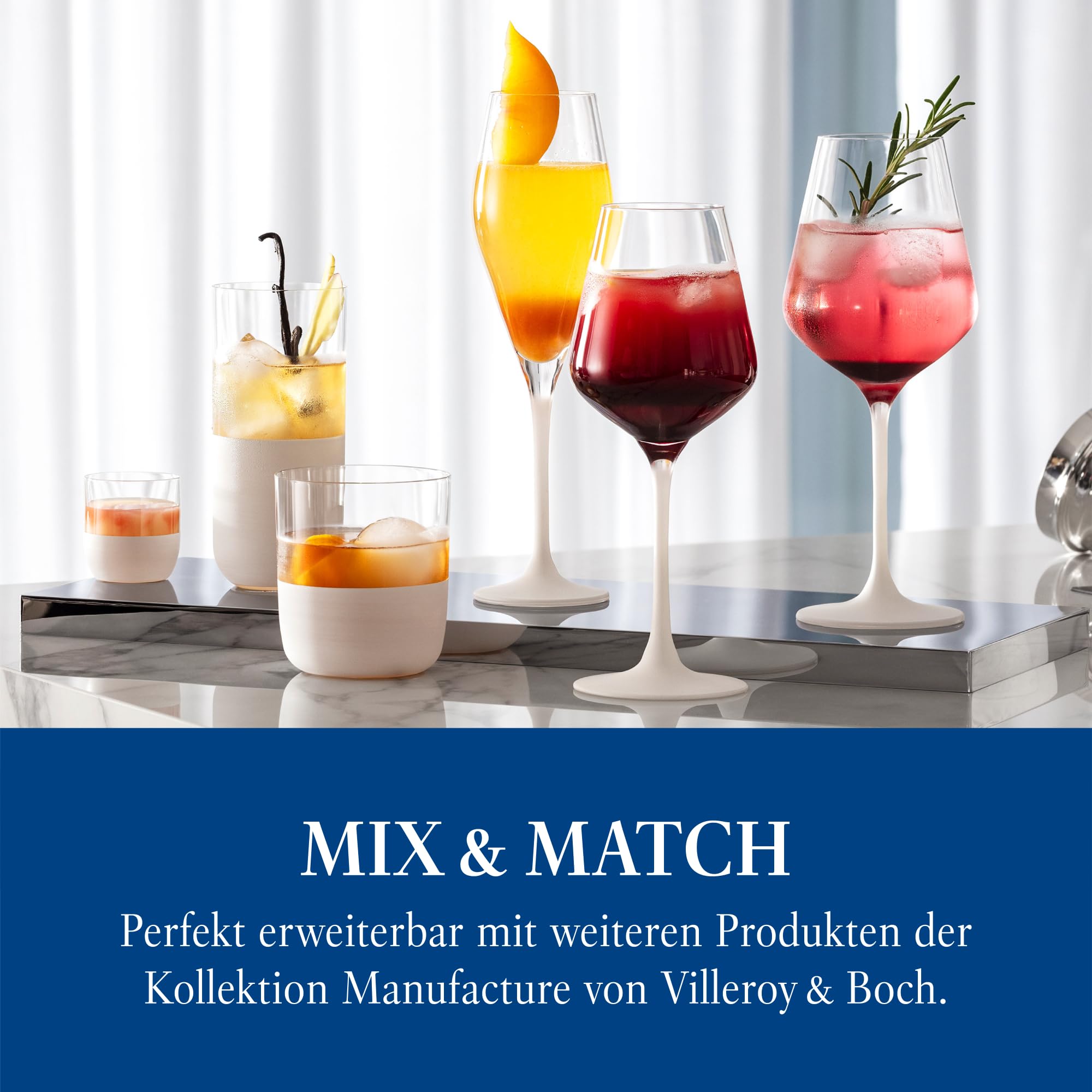 Larder & Vine Set 4 Bicchieri Alti In Cristallo Senza Piombo – Fatti A Mano In Polonia, Texturizzati, Ideali Per Whisky E Cocktail - 4