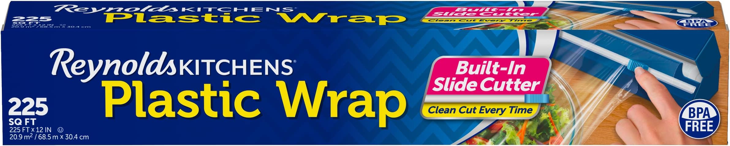 Reynolds Kitchens Quick Cut Plastic Wrap - 225 Sq Ft roll