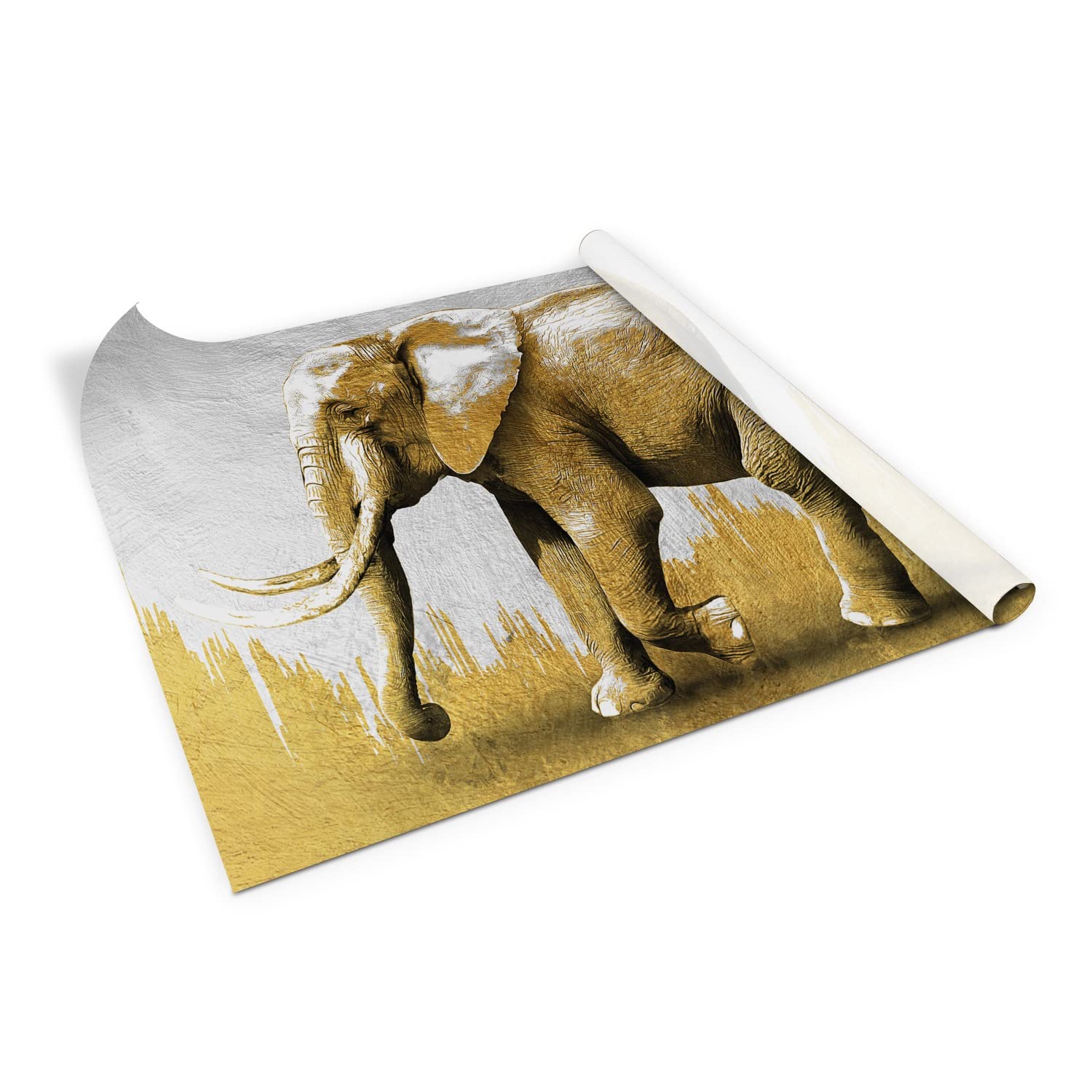 Pegatina lámina adhesiva elefante para renovar cómoda y chapa para muebles