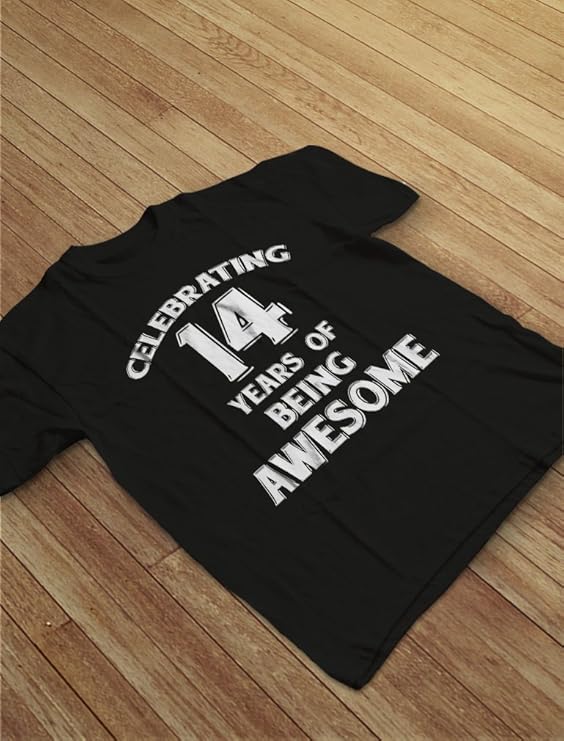 Tstars 14 Years of Being Awesome! Birthday Gift for 14 Year Old Youth Kids  T-Shirt : Amazon.ca: Clothing, Shoes \u0026 Accessories