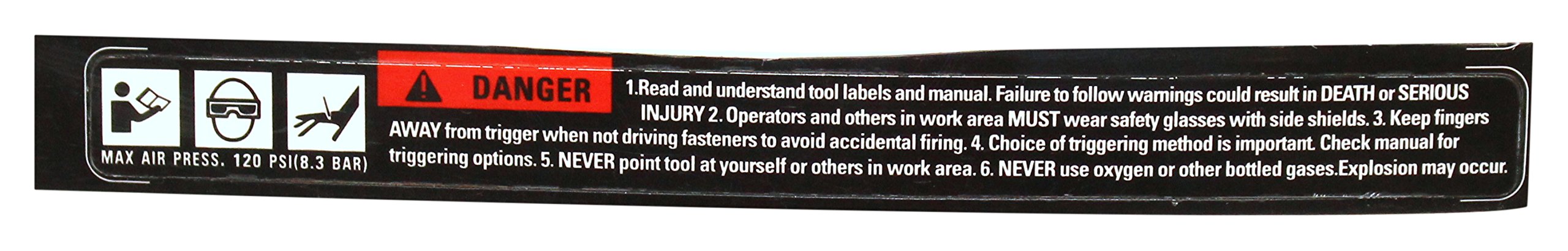 Senco HG0075 Safety Label