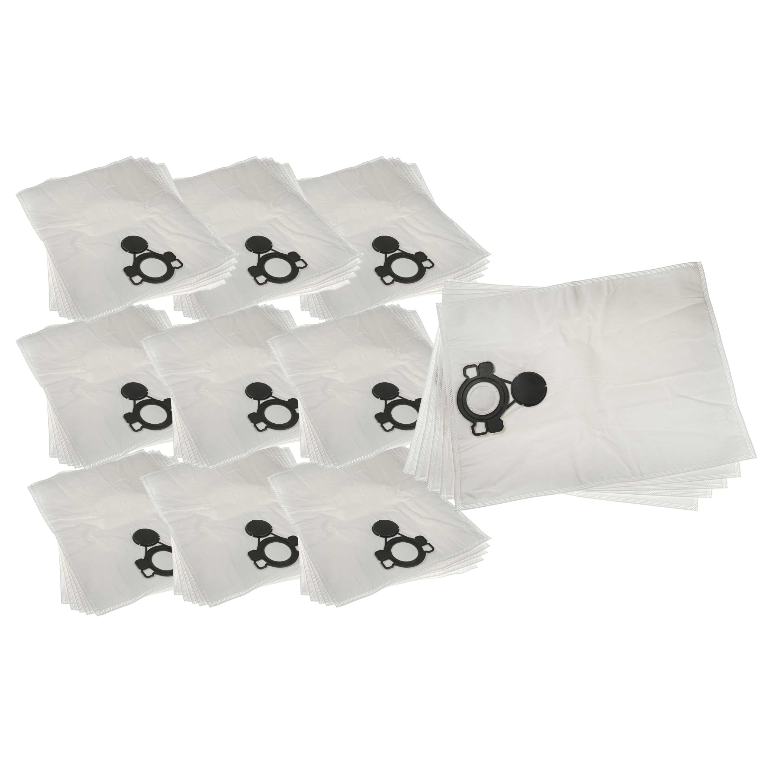 vhbw 50x bolsa compatible con Nilfisk Aero 21B 0L BP36V aspiradora | 36,2 cm x 25,8 cm blanco