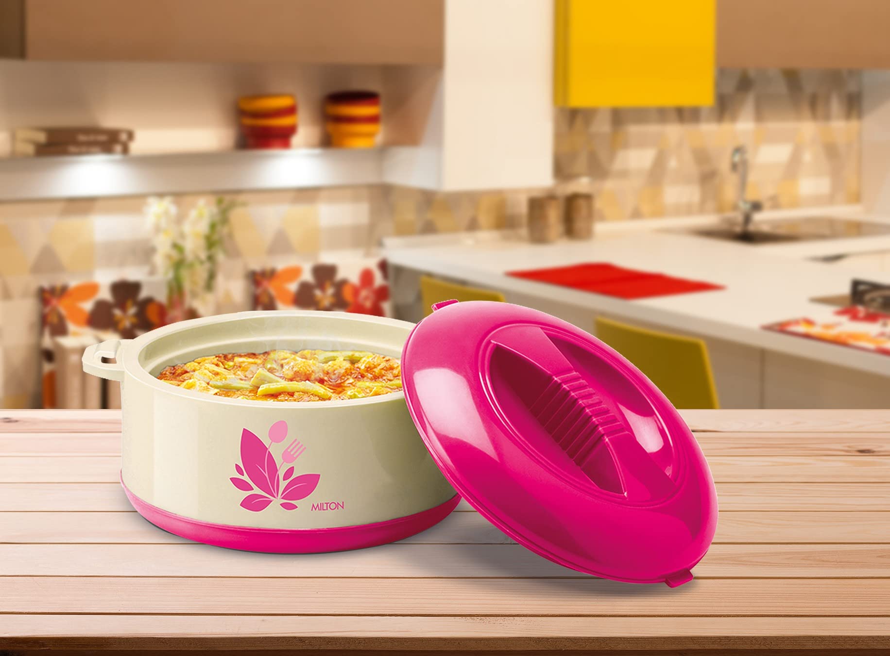 Milton Orchid Jr. Casserole Set - Keeps Food Hot -7