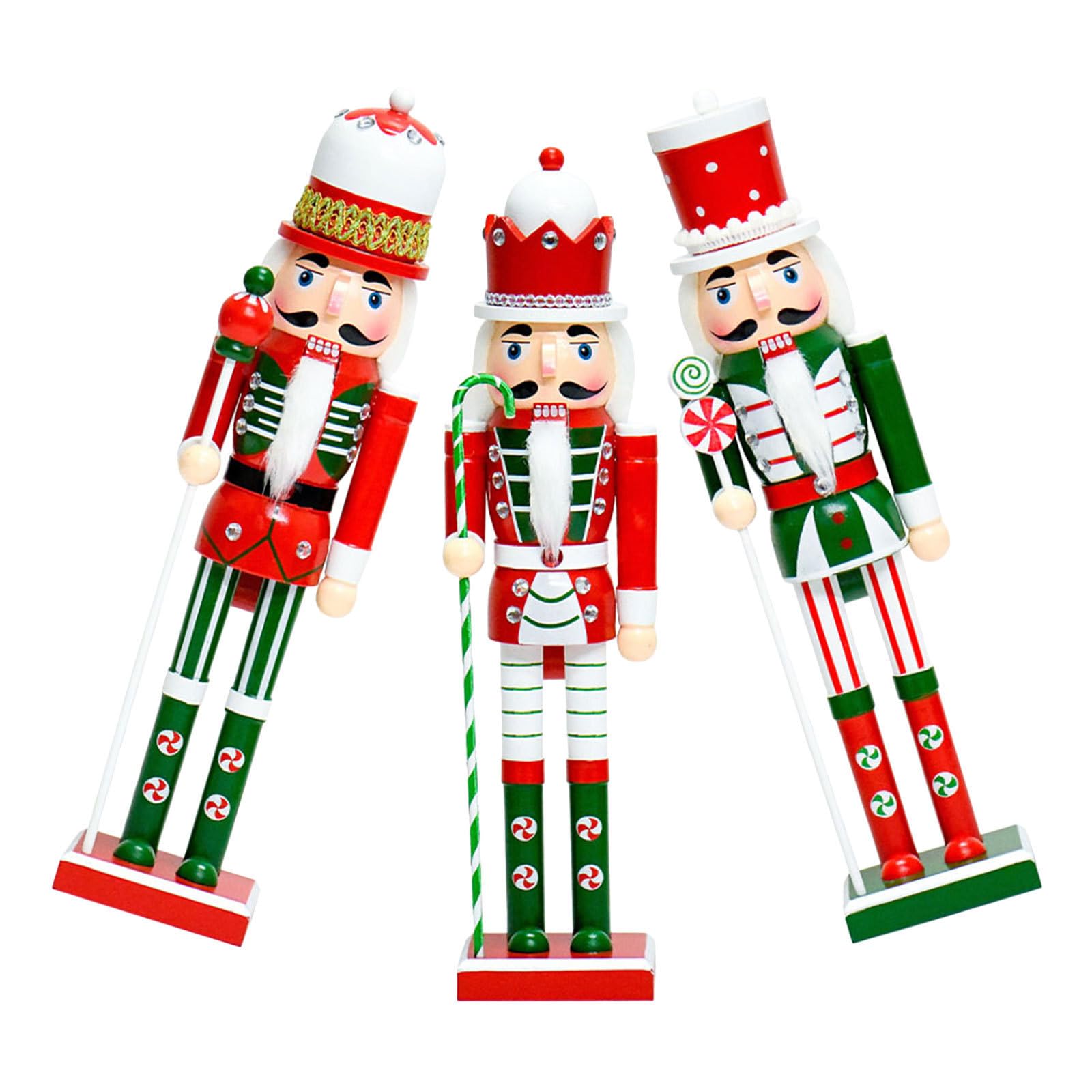 Casse-Noisettes Traditionnel de 38cm en Bois BESTonZON pour une Décoration Festive Magique