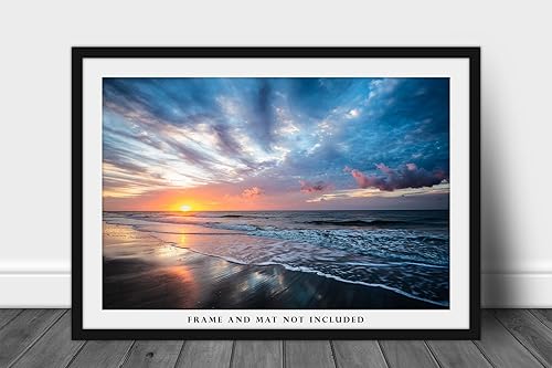 Vista 13 de Coastal Photography Print (Not Framed) Picture of Scenic Sunrise Over Beach at Hilton Head Island South Carolina Ocean Wall Art Beach House Decor