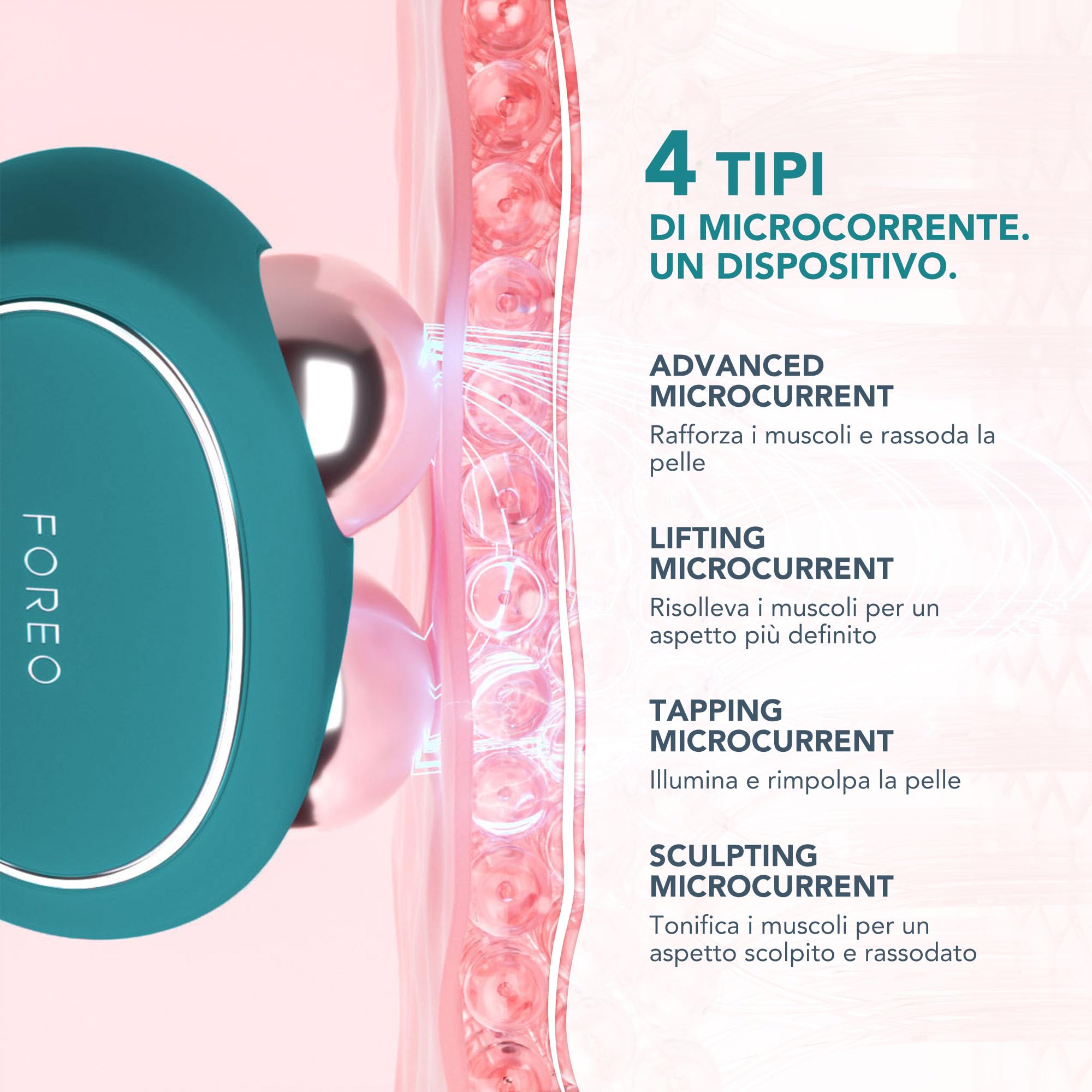 Foreo Bear 2 Massaggiatore Viso Lifting Avanzato a Microcorrente Anti-Age