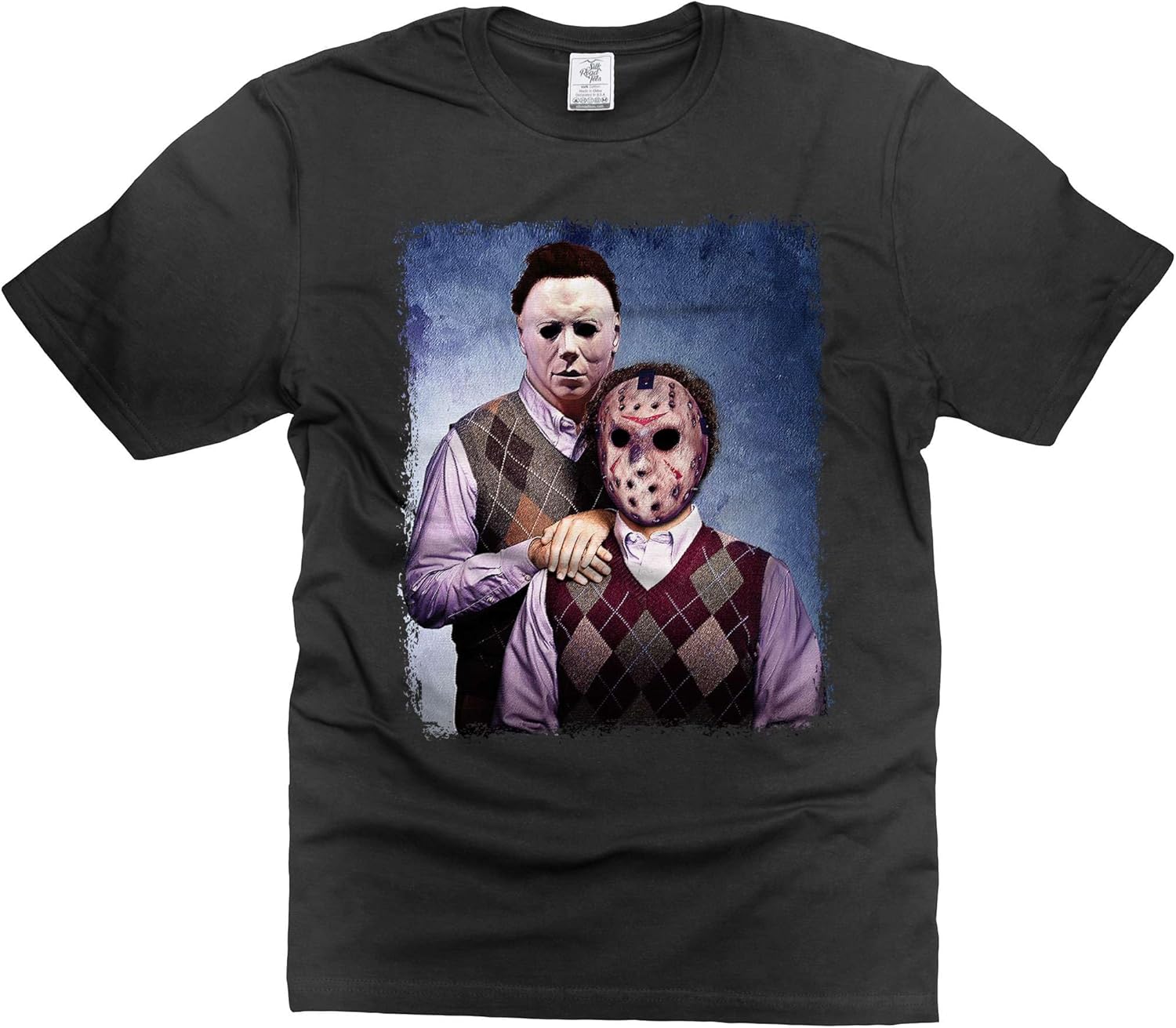 Jason and Michael Halloween Step Brothers Movie T-Shirt, Michael Myers Halloween T-Shirt - Image 2