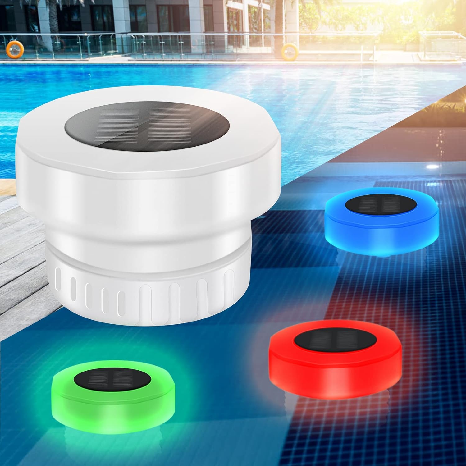 4 Pack Pool Chlorine Floater Chlorine Dispenser with