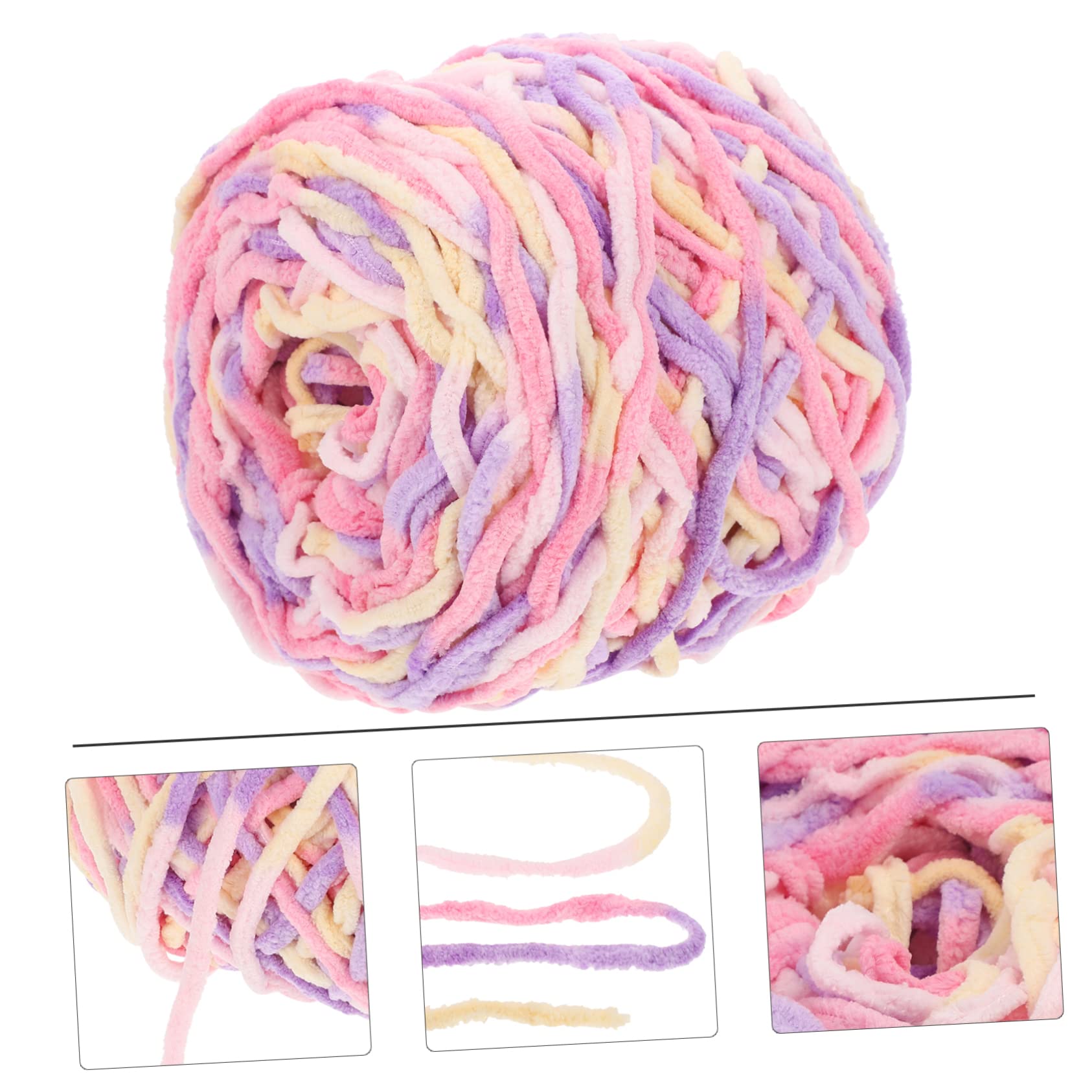 2rotoli Gomitolo Di Filato Per Uncinetto Multi-funzione Per Coperte Sciarpe e Accessori Fatti Mano Morbido e Resistente Facile Da Lavorare