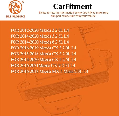 Miniatura 7 de HLZ PRODUCT Bobinas de encendido de alta energía PE20-18-100A PE2018100A UF-656 UF656 H2262-R JUEGO DE 4 COMPATIBLES CON Mazda 3 6 CX-3 CX-5 CX-9