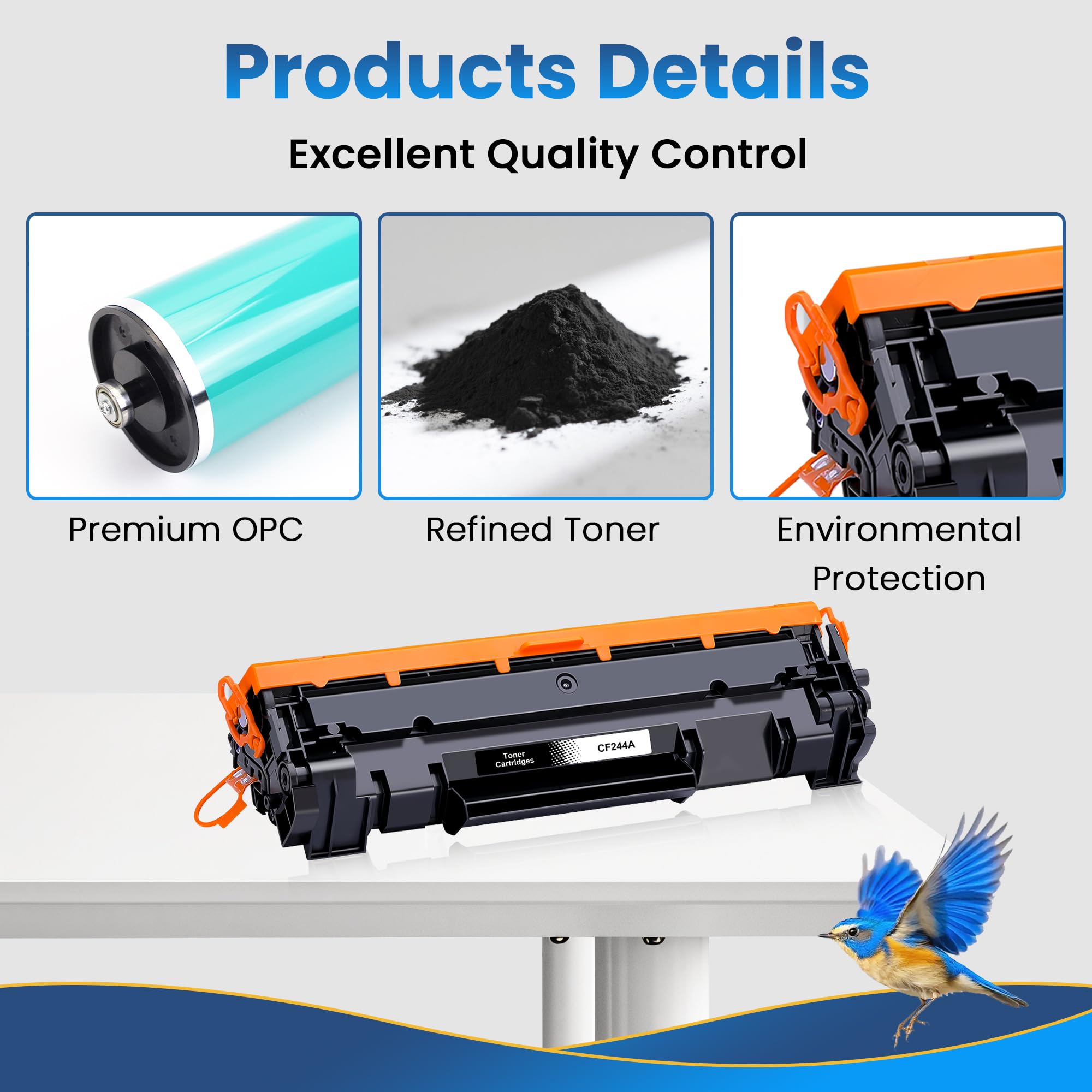 CF244A 244A czarny toner kompatybilny z HP 244A toner kompatybilny z HP Laserjet Pro M28w M28a M15w M15a M16a M16w M29a M29w (z chipem)